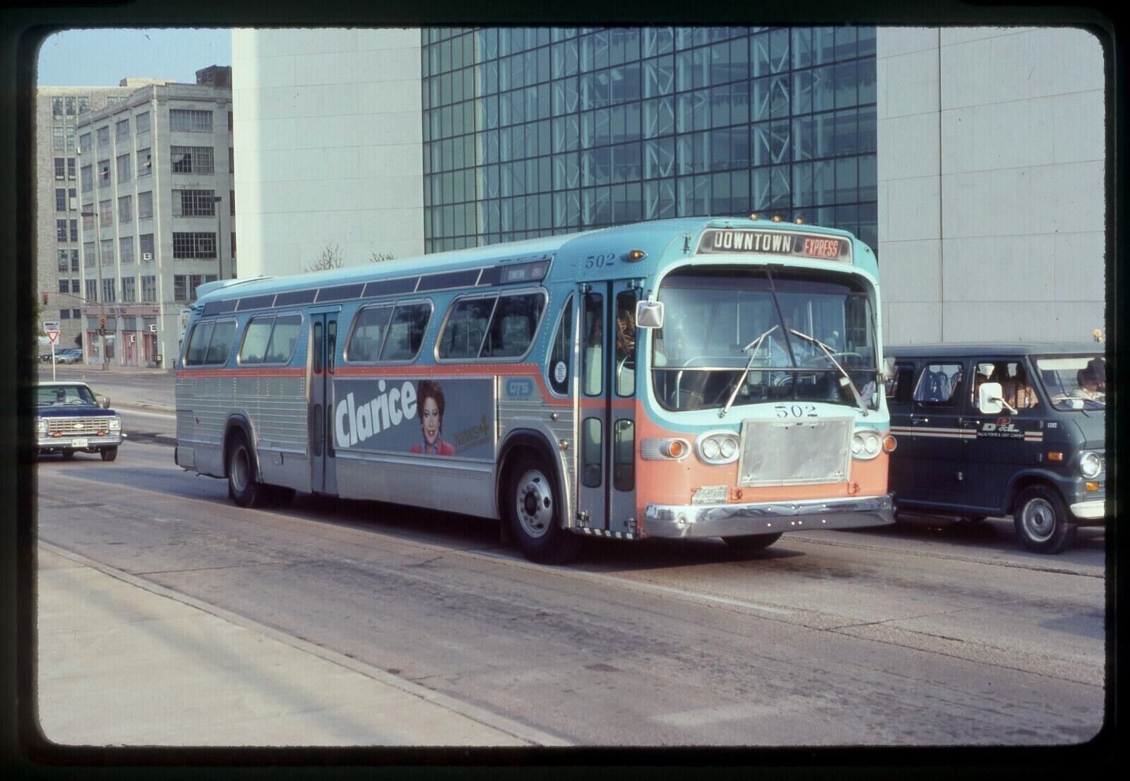 Dallas Transit System (tx) Original Bus Slide # 502 Taken 1983