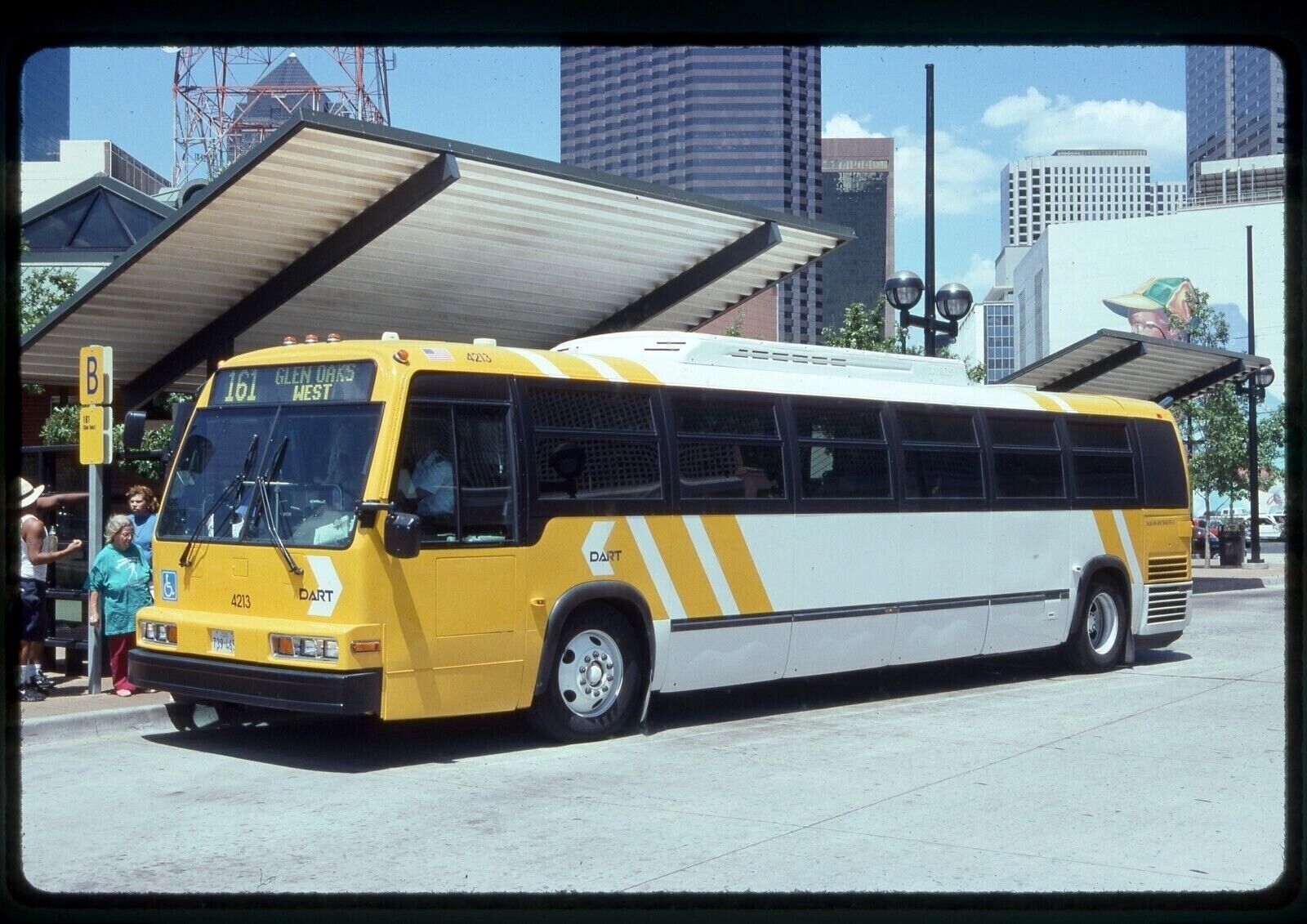 Dart Dallas (tx) Original Bus Slide # 4213 Taken 1998