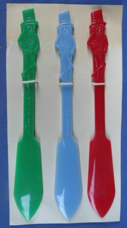 Lot Of 3 Vintage Planters Peanut Butter Spreaders Made In Usa Nuts Nos