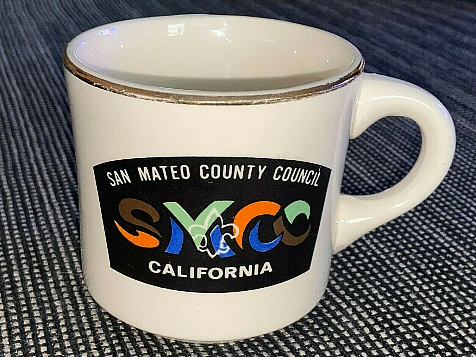 Vintage 1970's Boy Scouts San Mateo County Council California Coffee Mug