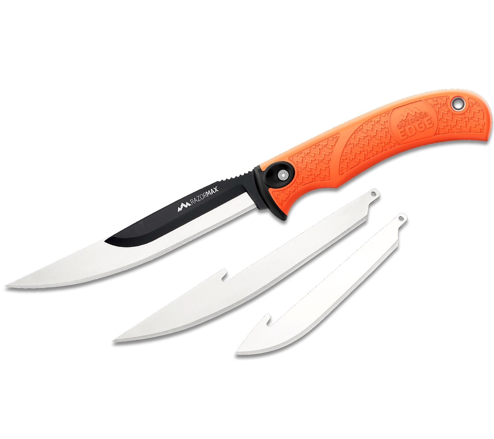 Outdoor Edge Orange Handle Razormax Fixed Blade Knife #rmb-20