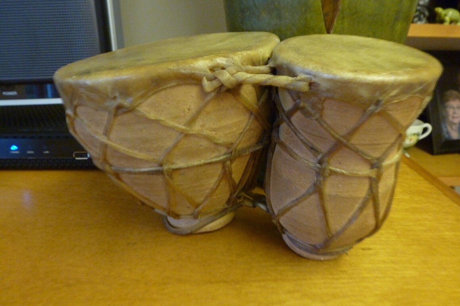 Rawhide  (middle East) Hand Made Drums Made In The 1960's Goat Skin