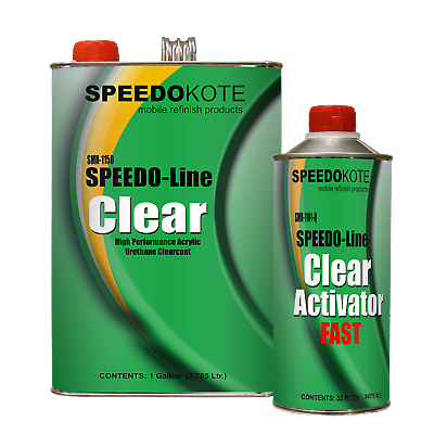 Clear Coat 2k Acrylic Urethane, Smr-1150/1101-q 4:1 Gallon Clearcoat Fast Kit