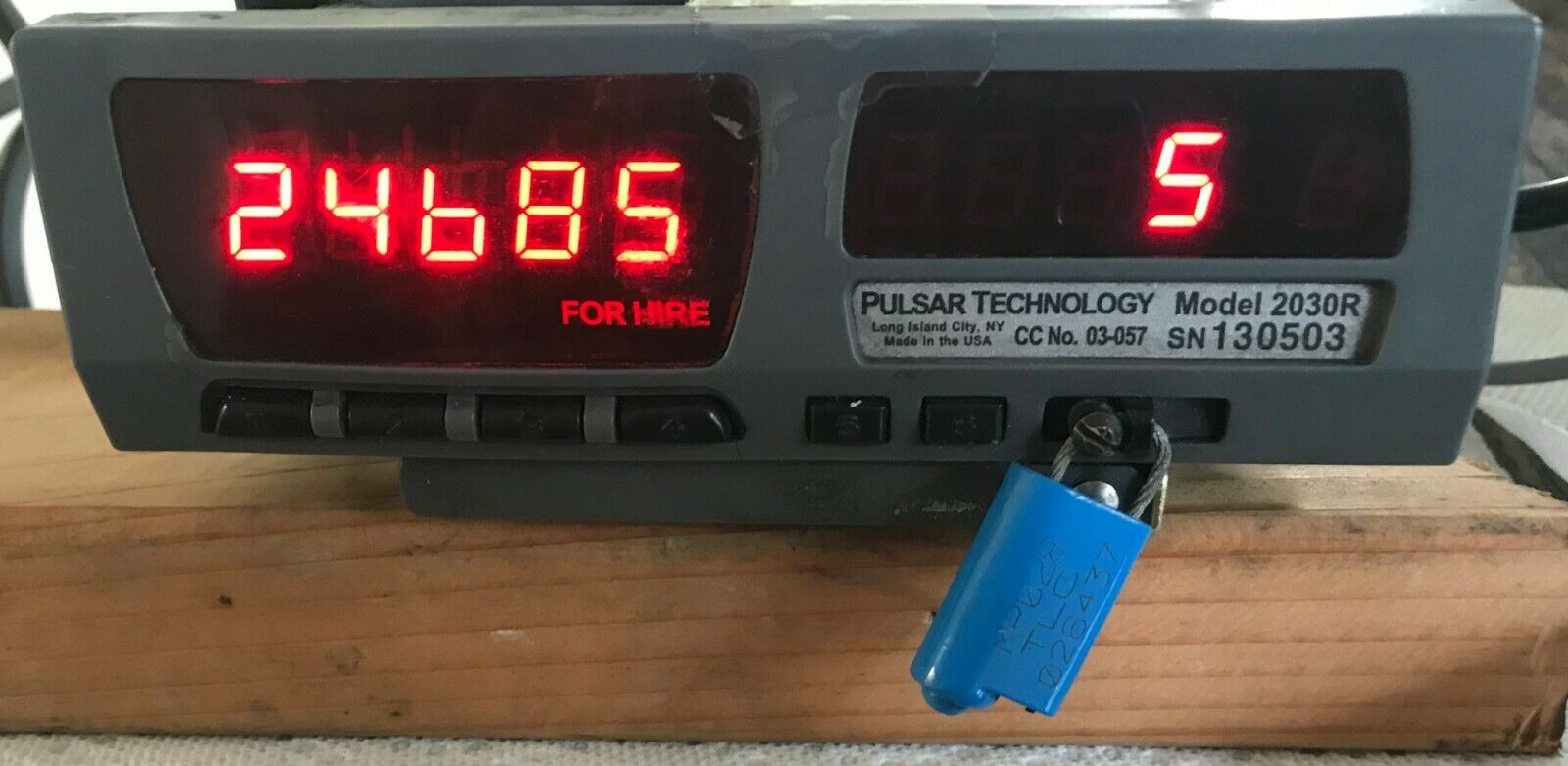 Pulsar Technology Model 2030r Smart Taxi Meter - Free Shipping