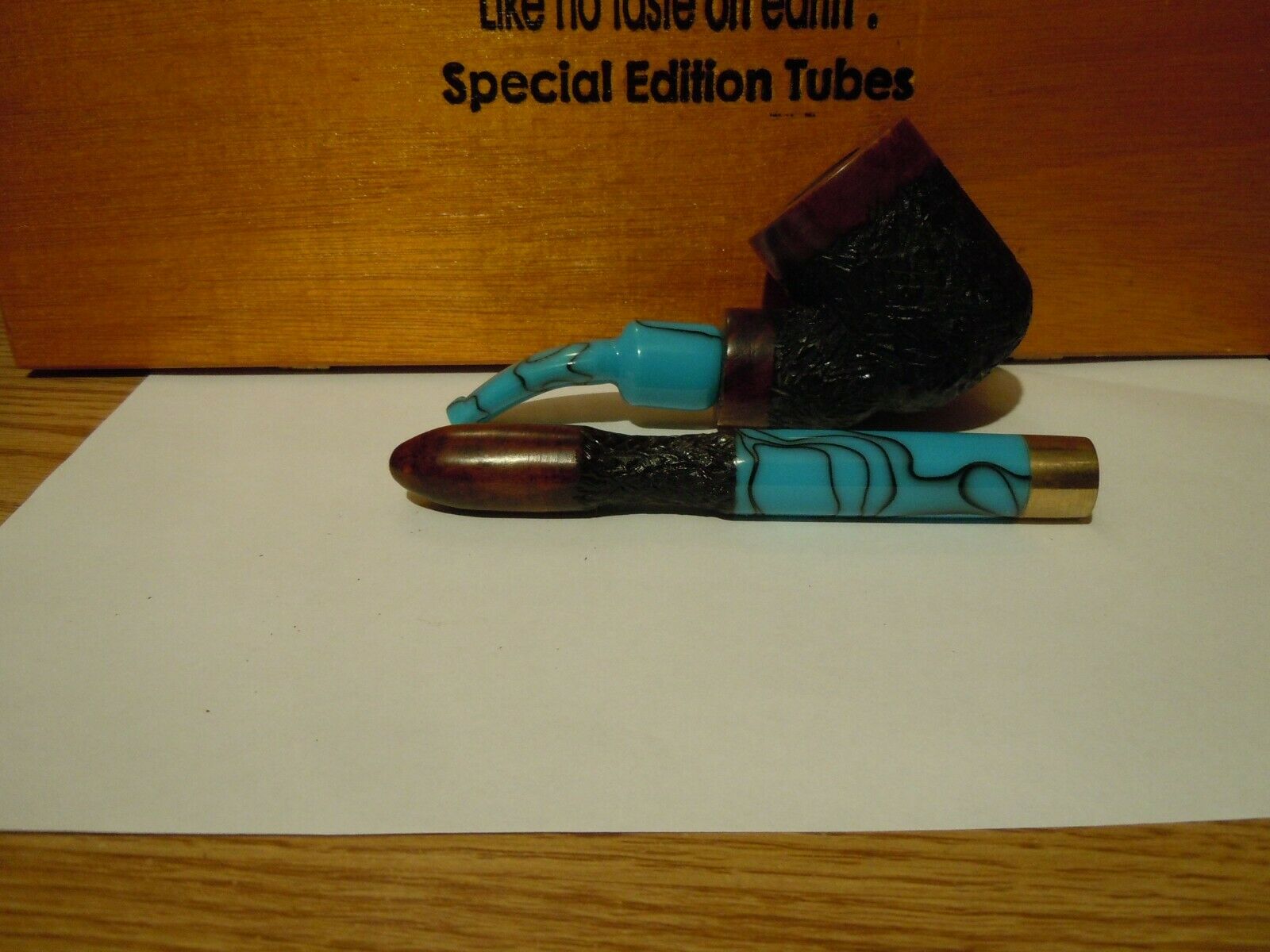Chunky Custom Nose Warmer Pipe And Tamper