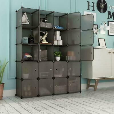 Multi-cube Stackable Storage Organizer Shoes Clothes Shelving Rack Closet