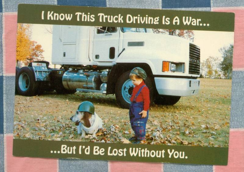 50 Postcards Little Lee Comic Trucking Truck Driving Wa