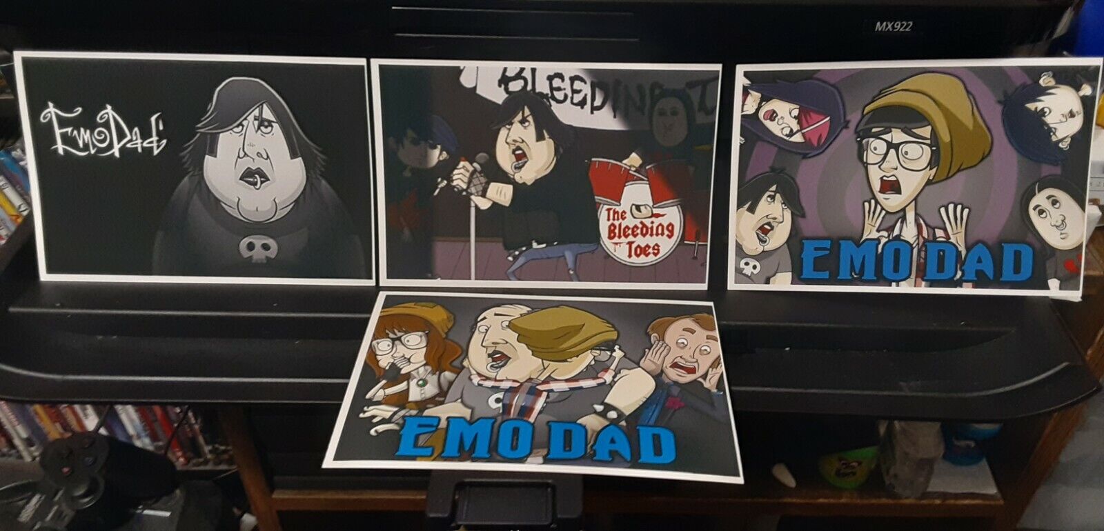Emo Dad Postcards