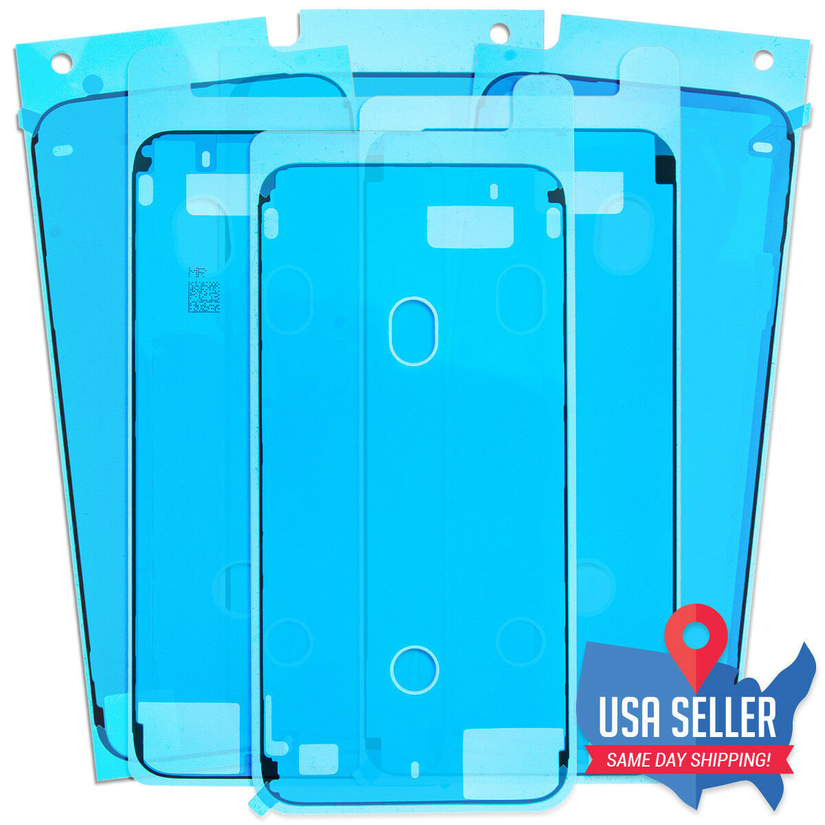 Waterproof Screen Display Frame Adhesive Seal Pre-cut For Iphone 6s 7 8 X Plus