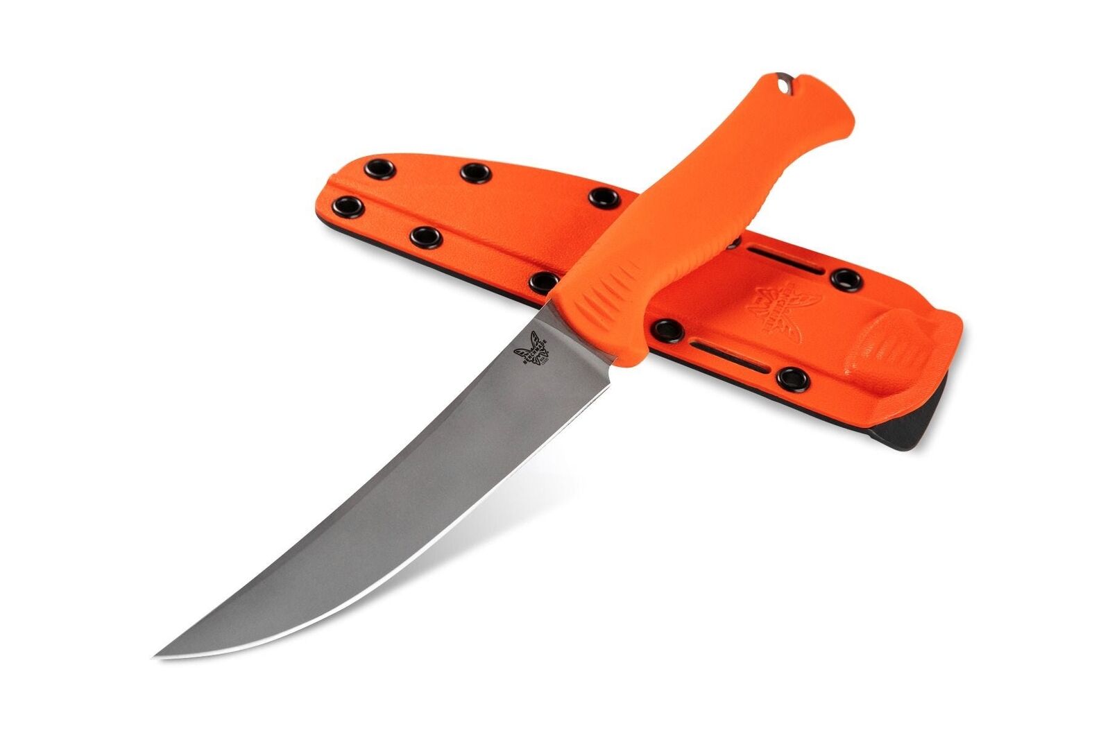 Benchmade Meatcrafter Fixed Blade 15500 Knife 154cm Stainless/orange Santoprene