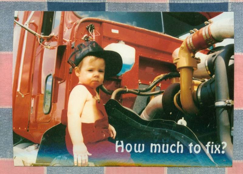 50 Postcards Little Lee Comic Trucking How Much To Fix?