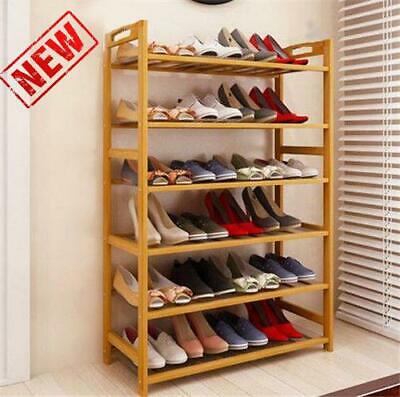 6 Tier Shoe Rack Entryway Shoe Shelf Holder Storage Organizer Home Furniture